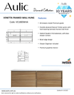 Aulic specification sheet