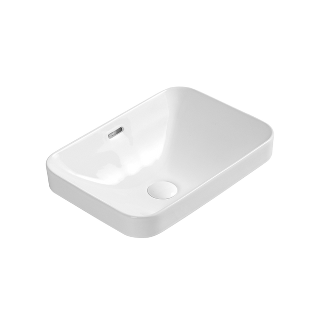 Barlee Gloss White Semi Inset Basin