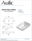 Aulic specification sheet