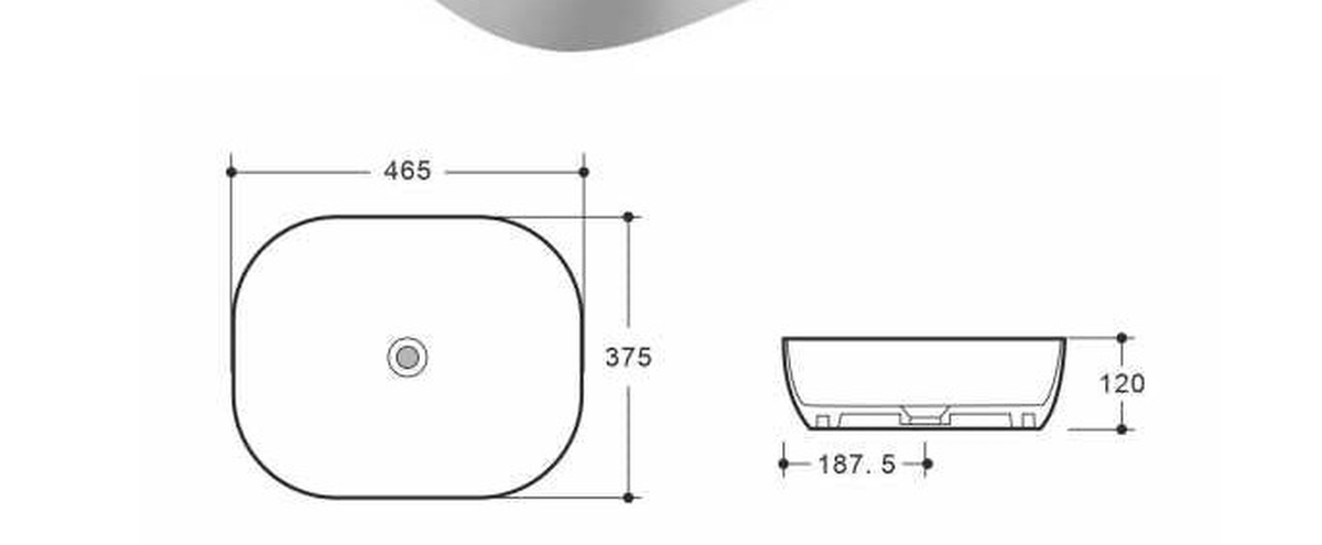 Bennett Gloss White Basin