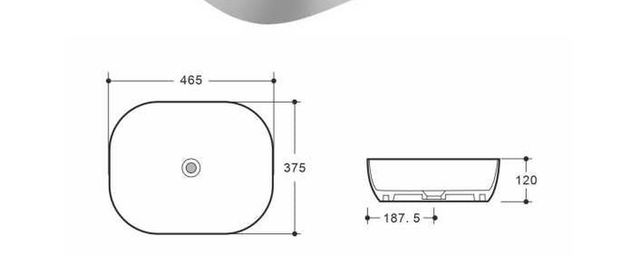 Bennett Gloss White Basin