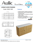Aulic Lovina Floor Standing 1500mm freestanding vanity