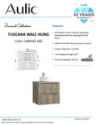 Aulic specification sheet