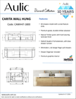 Aulic specification sheet