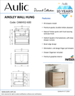 Aulic specification sheet