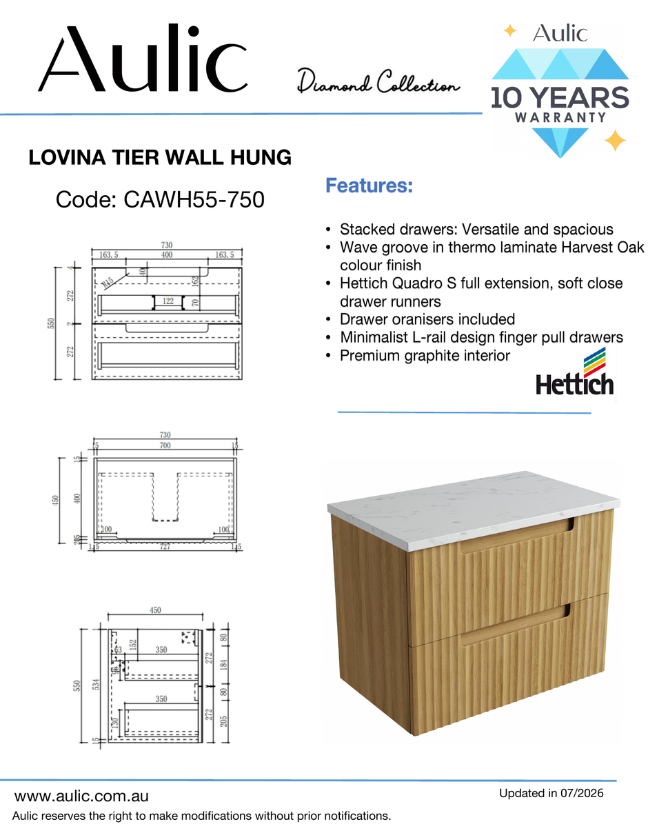 Aulic specification sheet