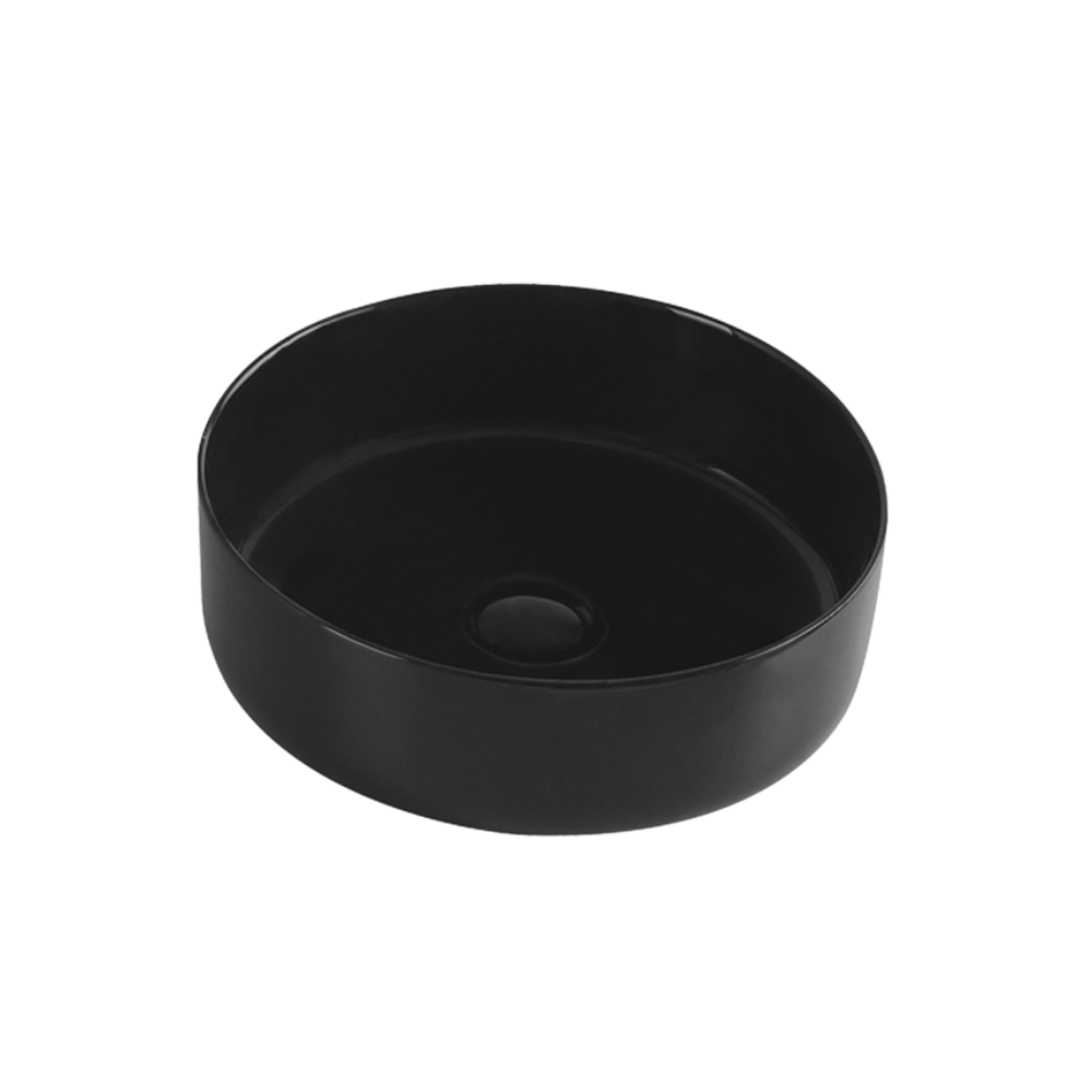 Dove Matte Black Basin