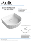 Aulic specification sheet