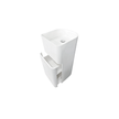 Alyssa Matt White Solid Surface Basin