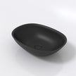 Amber Matt Black Solid Surface Basin
