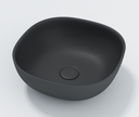 Blanche Matt Black Solid Surface Basin