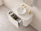 Plateau 1200mm Matt White Wall Hung Vanity