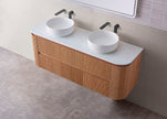 Bristol 900mm Rosewood Wall Hung Vanity