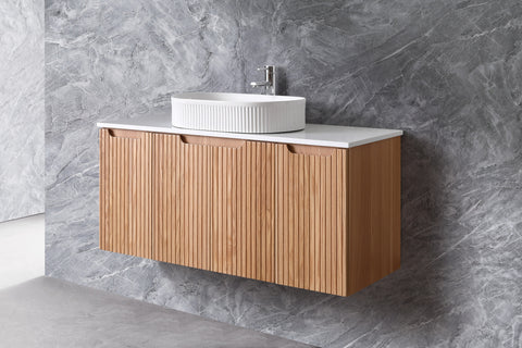 Avia Duplex 1200mm Rosewood Wall Hung Vanity