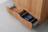 Duplex 750mm Rosewood Floor Standing Vanity