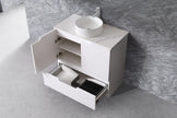 Duplex 1500mm Double Bowl Matt White Floor Standing Vanity