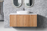 Duplex 750mm Rosewood Wall Hung Vanity