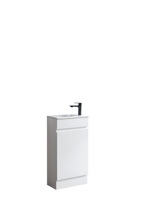 Avia Blair 450mm Gloss White Floor Standing Vanity