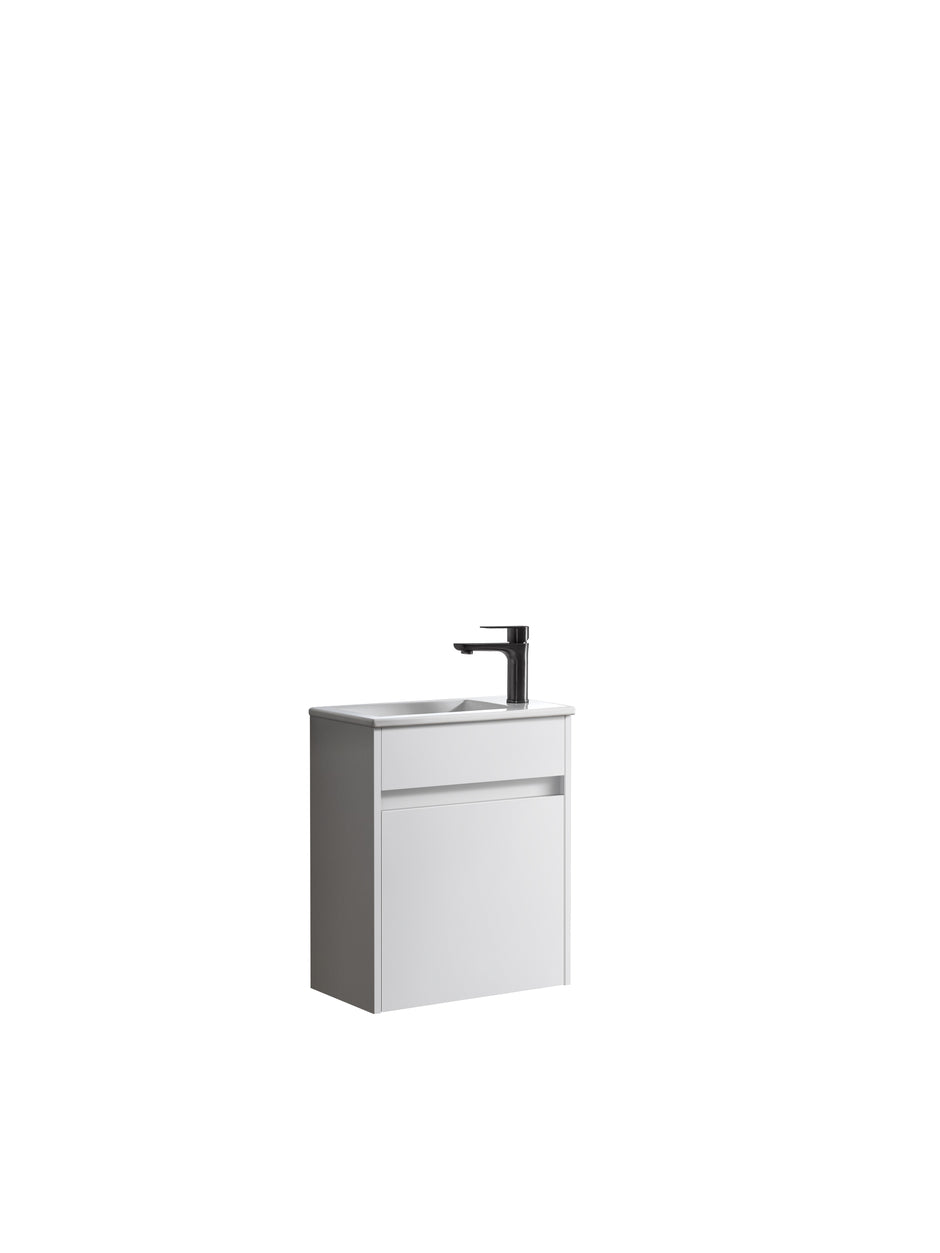 Blair 450mm Gloss White Wall Hung Vanity