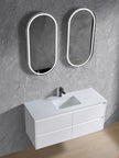 Yoko 750mm Gloss White Wall Hung Vanity