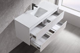 Yoko 1500mm Double Bowl Gloss White Wall Hung Vanity