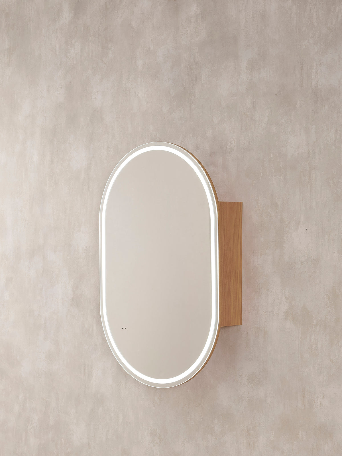 Oscar 600mm Rosewood LED Shaving Cabinet