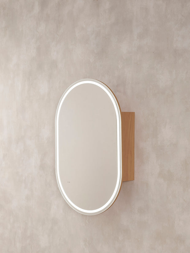 Oscar 600mm Rosewood LED Shaving Cabinet
