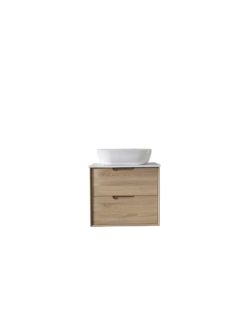 Mina 600mm Prime Oak Wall Hung Vanity