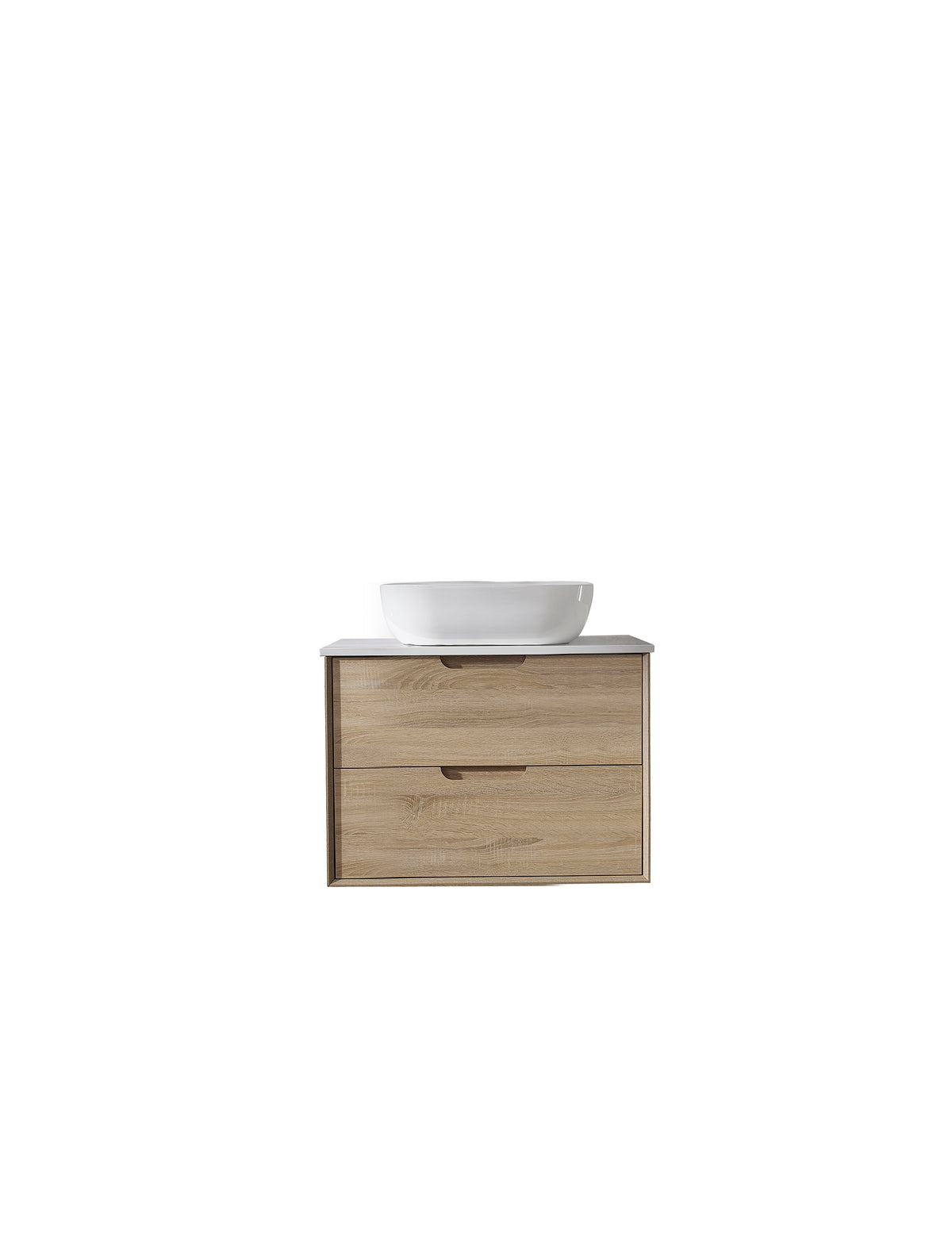 Mina 750mm Prime Oak Wall Hung Vanity