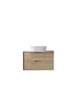Mina 900mm Prime Oak Wall Hung Vanity