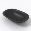 Rosana Matt Black Solid Surface Basin