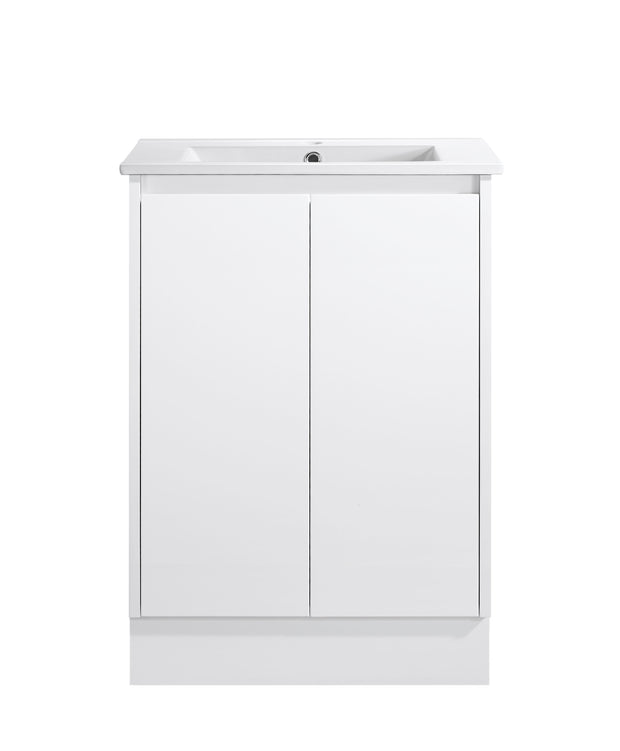 Avia Sierra 600mm Gloss White Floor Standing Vanity