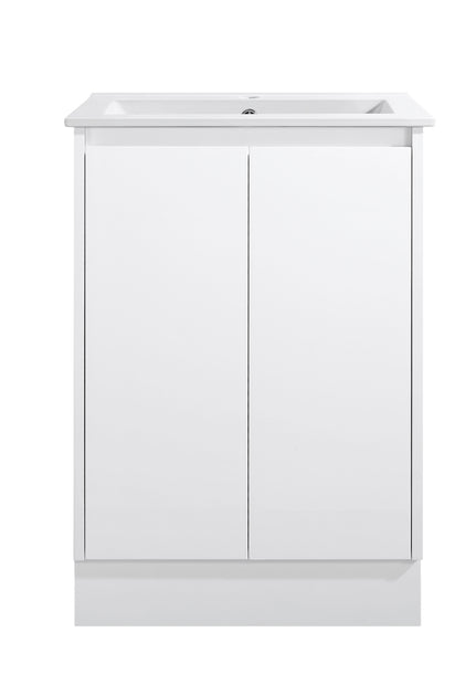 Avia Sammy 600mm Floor Standing Vanity in Gloss White