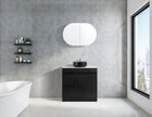Quinn 600mm Matt Black Floor Standing Vanity