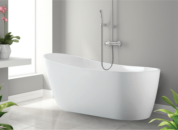 Nova 1700mm Gloss White Freestanding Bath