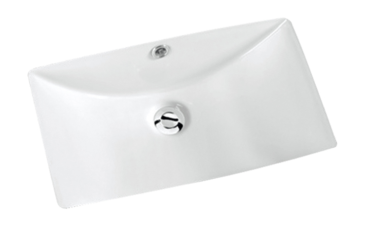 UB-825 Gloss White Undermount Basin