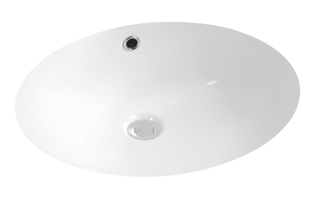 UB-827 Gloss White Undermount Basin