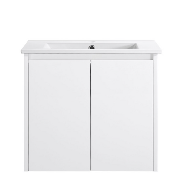 Avia Sierra 600mm Gloss White Wall Hung Vanity