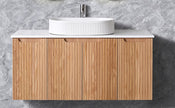 Duplex 750mm Rosewood Wall Hung Vanity