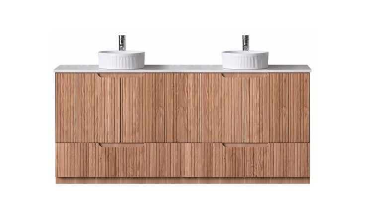 Duplex 750mm Rosewood Floor Standing Vanity