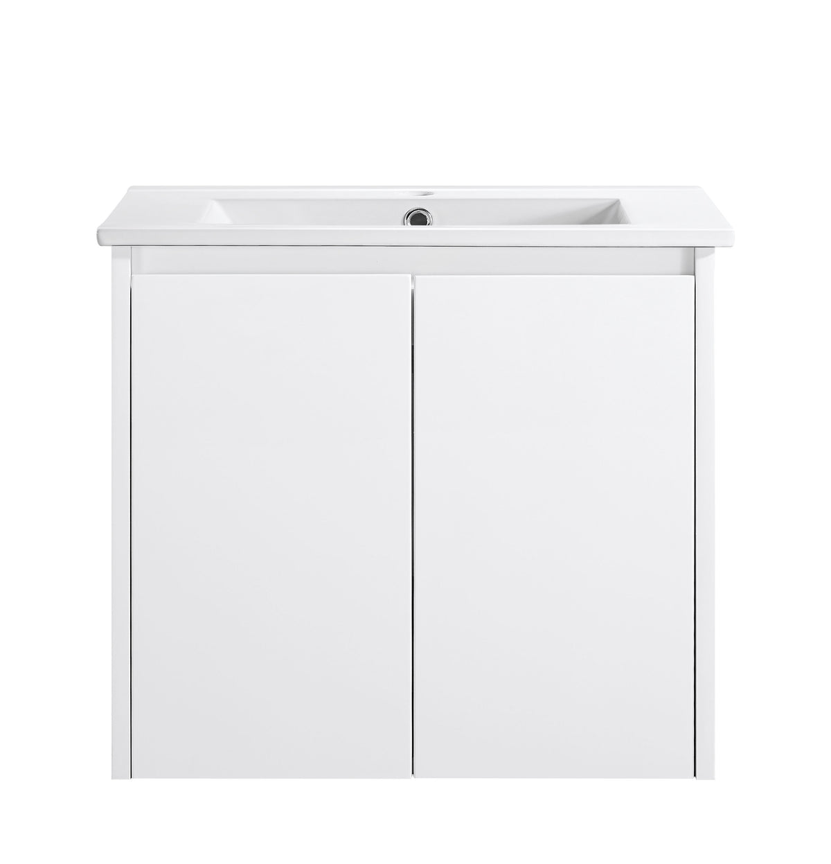 Willow 600mm Gloss White Wall Hung Vanity