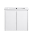 Willow 600mm Gloss White Wall Hung Vanity