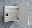 Eric 600mm Matt White LED Shaving Cabinet