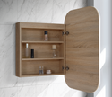 Eric 600mm Natural Timber LED Shaving Cabinet