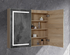 Brighton 1200mm Natural Timber LED Shaving Cabinet