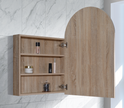 Archive 610mm Natural Timber LED Shaving Cabinet