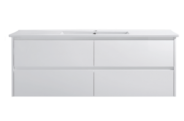 Yoko 1200mm Gloss White Wall Hung Vanity