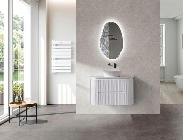 Bristol 1500mm Single Bowl Matt White Wall Hung Vanity
