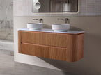 Bristol 900mm Rosewood Wall Hung Vanity