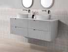 Elena 1500mm Single Bowl Urban Grey Wall Hung Vanity